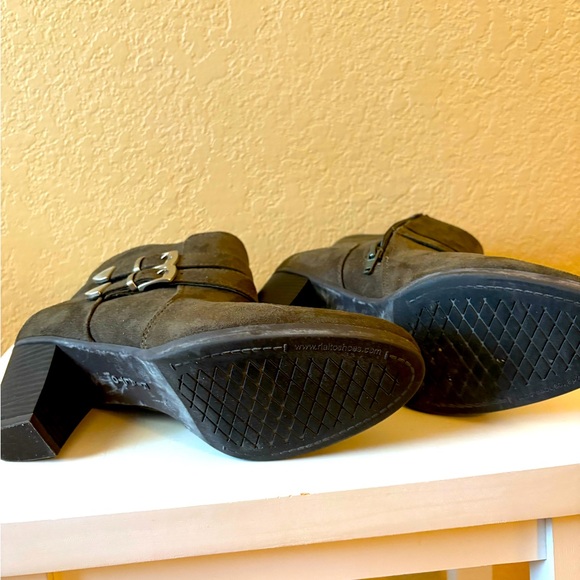 Rialto Olive Double-Buckle Ankle Boots - Picture 4 of 7